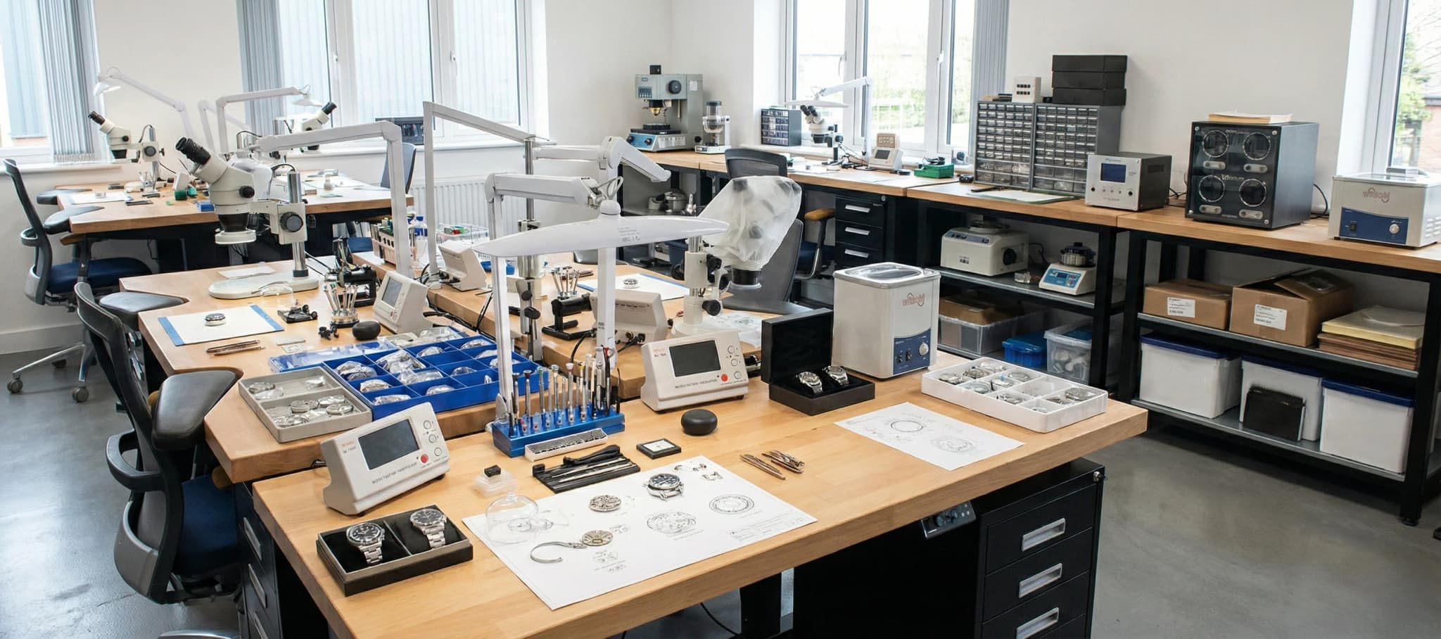 Sands workshop interior