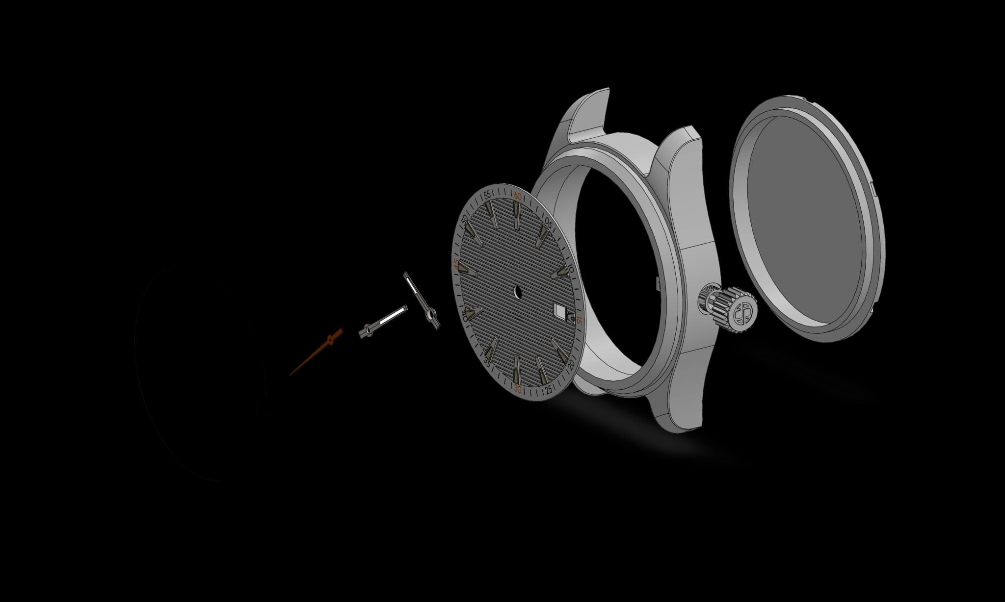 Alba exploded-view render